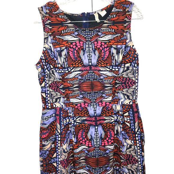 Japna Sleeveless Geometric Bohemian Knee Length Dress Size XL - Picture 2 of 6